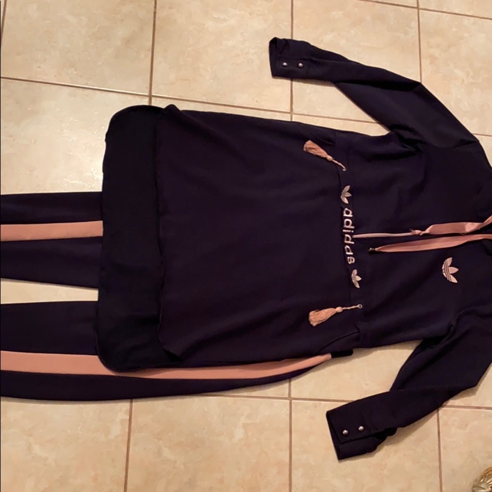 European style adidas sweater with sweat pants